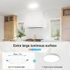 imageVOLISUN 12 Pack 4 inch Recessed Lighting 5CCT LED Recessed Light with Junction Box 2700K5000K Selectable 95W Eqv 80W 810LM Dimmable Canless Wafer Downlight LED Ceiling Light ETL CertificatedWhite