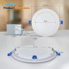 imageVOLISUN 12 Pack 4 inch Recessed Lighting 5CCT LED Recessed Light with Junction Box 2700K5000K Selectable 95W Eqv 80W 810LM Dimmable Canless Wafer Downlight LED Ceiling Light ETL CertificatedWhite