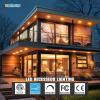 imageVOLISUN 12 Pack 6 Inch 5CCT Recessed Light with Night LightCanless LED Recessed Lighting 6 inch2700K5000K Selectable12W130W1080LM Dimmable Recessed Ceiling Wafer LighsETL CertificatedWhite