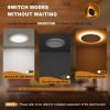 imageVOLISUN 12 Pack 6 Inch 5CCT Recessed Light with Night LightCanless LED Recessed Lighting 6 inch2700K5000K Selectable12W130W1080LM Dimmable Recessed Ceiling Wafer LighsETL CertificatedWhite