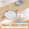 imageVOLISUN 24 Pack 4 inch Recessed Lighting 5CCT LED Black Recessed Light 2700K5000K Selectable CanKiller Dimmable Canless Wafer Downlight LED Ceiling Light ETL CertificatedWhite