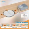 imageVOLISUN 24 Pack 4 inch Recessed Lighting 5CCT LED Black Recessed Light 2700K5000K Selectable CanKiller Dimmable Canless Wafer Downlight LED Ceiling Light ETL CertificatedWhite