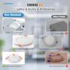 imageVOLISUN 24 Pack 4 inch Recessed Lighting 5CCT LED Black Recessed Light 2700K5000K Selectable CanKiller Dimmable Canless Wafer Downlight LED Ceiling Light ETL CertificatedWhite