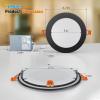 imageVOLISUN 24 Pack 4 inch Recessed Lighting 5CCT LED Black Recessed Light 2700K5000K Selectable CanKiller Dimmable Canless Wafer Downlight LED Ceiling Light ETL CertificatedBlack