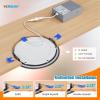 imageVOLISUN 24 Pack 6 inch Recessed Lighting 5CCT LED Black Recessed Light 2700K5000K Selectable 13W Eqv 120W 1080LM Dimmable Canless Wafer Downlight LED Ceiling Light ETL CertificatedBlack