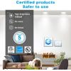 imageVOLISUN 6 Inch 6 Pack Recessed Lights Slim LED with Junction BoxDimmable Ceiling Light Downlight5000K Daylight1050LM12W 100W Eqv90 High Color Rendering ETL