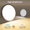 imageVOLISUN 8Pack 5CCT LED Flush Mount Ceiling Light 7 inch Dimmable UltraThin LED Ceiling Light Fixture 3000K6500K Selectable 15W LED Ceiling Lights for Bedroom Kitchen Closet and Hallway WhiteBlack