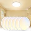imageVOLISUN 8Pack 5CCT LED Flush Mount Ceiling Light 7 inch Dimmable UltraThin LED Ceiling Light Fixture 3000K6500K Selectable 15W LED Ceiling Lights for Bedroom Kitchen Closet and Hallway WhiteWhite