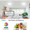 imageVOLISUN 8Pack 5CCT LED Flush Mount Ceiling Light 7 inch Dimmable UltraThin LED Ceiling Light Fixture 3000K6500K Selectable 15W LED Ceiling Lights for Bedroom Kitchen Closet and Hallway WhiteWhite