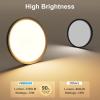 imageVOLISUN 8Pack 5CCT LED Flush Mount Ceiling Light 7 inch Dimmable UltraThin LED Ceiling Light Fixture 3000K6500K Selectable 15W LED Ceiling Lights for Bedroom Kitchen Closet and Hallway WhiteBlack