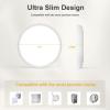 imageVOLISUN 8Pack 5CCT LED Flush Mount Ceiling Light 7 inch Dimmable UltraThin LED Ceiling Light Fixture 3000K6500K Selectable 15W LED Ceiling Lights for Bedroom Kitchen Closet and Hallway WhiteWhite