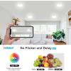 imageVOLISUN 8Pack 5CCT LED Flush Mount Ceiling Light 7 inch Dimmable UltraThin LED Ceiling Light Fixture 3000K6500K Selectable 15W LED Ceiling Lights for Bedroom Kitchen Closet and Hallway WhiteWhite
