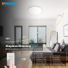 imageVOLISUN 8Pack 5CCT LED Flush Mount Ceiling Light 7 inch Dimmable UltraThin LED Ceiling Light Fixture 3000K6500K Selectable 15W LED Ceiling Lights for Bedroom Kitchen Closet and Hallway WhiteWhite
