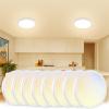 imageVOLISUN 8Pack 5CCT LED Flush Mount Ceiling Light 7 inch Dimmable UltraThin LED Ceiling Light Fixture 3000K6500K Selectable 15W LED Ceiling Lights for Bedroom Kitchen Closet and Hallway WhiteWhite