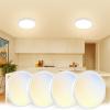 imageVOLISUN 8Pack 5CCT LED Flush Mount Ceiling Light 7 inch Dimmable UltraThin LED Ceiling Light Fixture 3000K6500K Selectable 15W LED Ceiling Lights for Bedroom Kitchen Closet and Hallway WhiteWhite