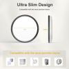 imageVOLISUN 8Pack 5CCT LED Flush Mount Ceiling Light 7 inch Dimmable UltraThin LED Ceiling Light Fixture 3000K6500K Selectable 15W LED Ceiling Lights for Bedroom Kitchen Closet and Hallway WhiteBlack