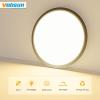 imageVOLISUN 8Pack 5CCT LED Flush Mount Ceiling Light 7 inch Dimmable UltraThin LED Ceiling Light Fixture 3000K6500K Selectable 15W LED Ceiling Lights for Bedroom Kitchen Closet and Hallway WhiteBlack