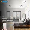 imageVOLISUN 8Pack 5CCT LED Flush Mount Ceiling Light 7 inch Dimmable UltraThin LED Ceiling Light Fixture 3000K6500K Selectable 15W LED Ceiling Lights for Bedroom Kitchen Closet and Hallway WhiteBlack