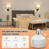 imageVOLISUN Battery Operated Wall Sconce Set of TwoGold Wireless Sconces with Romote and Rechargeable Bulbs9 Colors Indoor Wireless Wall Lights for Bedroom Living Room HallwayBlack