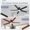 imageVOLISUN Ceiling Fan with Lights and Remote 42 inch Low Profile Ceiling Fan with Light Reversible 3CCT Dimmable Noiseless Black Flush Mount Ceilings Fans for Bedroom IndoorOutdoorBlack