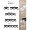 imageVOLISUN Crystal Vanity Lights  3 Light Modern Stainless Steel Bathroom Light Over Mirror Chrome Finish  UL Certificated Exclude BulbBlack