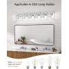 imageVOLISUN Crystal Vanity Lights  3 Light Modern Stainless Steel Bathroom Light Over Mirror Chrome Finish  UL Certificated Exclude BulbChrome