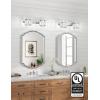 imageVOLISUN Crystal Vanity Lights  3 Light Modern Stainless Steel Bathroom Light Over Mirror Chrome Finish  UL Certificated Exclude BulbChrome