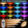 imageVOLISUN Halloween Color Changing Spotlights Plug in Spot LightRGB Landscape Lighting16 Multicolored Waterproof IP65Halloween Outdoor Spotlights for TreesYardHouseFlags2Packs2 pack