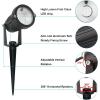 imageVOLISUN Halloween Landscape Color Changing Spotlights RGB with Transformer 7 Multicolored Hallween Outdoor Uplights Waterproof IP65 for Patio Gate Walkway Pool Garden Yard Driveway 4PackRGBAl