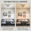 imageVOLISUN Low Profile Ceiling Fans with Light and Remote197in Modern Bladeless Ceiling Fan with Lights3000K6500K Dimmable Flush Mount LED Fan LightWhite Fandelier Ceiling Fans for BedroomBlack