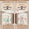 imageVOLISUN Low Profile Ceiling Fans with Lights and Remote 197in Flush Mount Ceiling Fans with Light 3000K6500K Dimmable Fandelier LED Fan Light White Bladeless Ceiling Fans with Lights for BedroomBrown