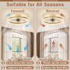 imageVOLISUN Low Profile Ceiling Fans with Lights and Remote 197in Flush Mount Ceiling Fans with Light 3000K6500K Dimmable Fandelier LED Fan Light White Bladeless Ceiling Fans with Lights for BedroomGold