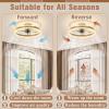imageVOLISUN Low Profile Ceiling Fans with Lights and Remote 197in Flush Mount Ceiling Fans with Light 3000K6500K Dimmable Fandelier LED Fan Light White Bladeless Ceiling Fans with Lights for BedroomGold
