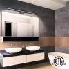 imageVOLISUN Modern Bathroom Vanity Light 157 inch 12W Dimmable 5CCT Led Bathroom Light Fixture Over Mirror Black Bar Vanity Light for Bathroom Mirror Cabinets BedroomETL CertificatedBlack