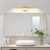 imageVOLISUN Modern Bathroom Vanity Light 157 inch 12W Dimmable 5CCT Led Bathroom Light Fixture Over Mirror Black Bar Vanity Light for Bathroom Mirror Cabinets BedroomETL CertificatedGold