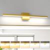 imageVOLISUN Modern Bathroom Vanity Light 157 inch 12W Dimmable 5CCT Led Bathroom Light Fixture Over Mirror Black Bar Vanity Light for Bathroom Mirror Cabinets BedroomETL CertificatedGold