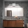 imageVOLISUN Modern Bathroom Vanity Light 157 inch 12W Dimmable 5CCT Led Bathroom Light Fixture Over Mirror Black Bar Vanity Light for Bathroom Mirror Cabinets BedroomETL CertificatedChrome