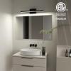 imageVOLISUN Modern Bathroom Vanity Light 157 inch Rotatable 12W Dimmable 5CCT Led Bathroom Light Fixture Over Mirror Black Bar Vanity Light for Bathroom Mirror RestroomETL CertificatedBlack