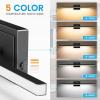 imageVOLISUN Modern Bathroom Vanity Light 157 inch Rotatable 12W Dimmable 5CCT Led Bathroom Light Fixture Over Mirror Black Bar Vanity Light for Bathroom Mirror RestroomETL CertificatedBlack