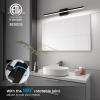 imageVOLISUN Modern Bathroom Vanity Light 157 inch Rotatable 12W Dimmable 5CCT Led Bathroom Light Fixture Over Mirror Black Bar Vanity Light for Bathroom Mirror RestroomETL CertificatedBlack