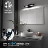 imageVOLISUN Modern Bathroom Vanity Light 157 inch Rotatable 12W Dimmable 5CCT Led Bathroom Light Fixture Over Mirror Black Bar Vanity Light for Bathroom Mirror RestroomETL CertificatedBlack