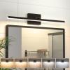 imageVOLISUN Modern Bathroom Vanity Light 157 inch Rotatable 12W Dimmable 5CCT Led Bathroom Light Fixture Over Mirror Black Bar Vanity Light for Bathroom Mirror RestroomETL CertificatedBlack