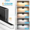 imageVOLISUN Modern Bathroom Vanity Light 157 inch Rotatable 12W Dimmable 5CCT Led Bathroom Light Fixture Over Mirror Black Bar Vanity Light for Bathroom Mirror RestroomETL CertificatedBlack