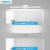 imageVOLISUN Modern Bathroom Vanity Light 157 inch Rotatable 12W Dimmable 5CCT Led Bathroom Light Fixture Over Mirror Black Bar Vanity Light for Bathroom Mirror RestroomETL CertificatedChrome