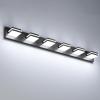 imageVOLISUN Modern Bathroom Vanity Light Fixtures 3Light 24Inch Matte Black LED Bathroom Lighting Fixtures Over Mirror 360Rotable Head LED Vanity Lights for Bathrooms Cool White 6000K6000K