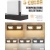 imageVOLISUN Modern Bathroom Vanity Light Fixtures 3Light 24Inch Matte Black LED Bathroom Lighting Fixtures Over Mirror 360Rotable Head LED Vanity Lights for Bathrooms Cool White 6000K5CCT