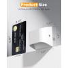 imageVOLISUN Night Lights Plug into Wall 4 Pack Up and Down LED Night Light with Dusk to Dawn Light Sensor 3000K Warm White Nightlight for Hallway Bedroom Bathroom Kitchen BlackWhite