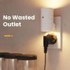 imageVOLISUN Night Lights Plug into Wall Dimmable LED Nightlight with Dusk to Dawn Light Sensor 0100LM Adjustable Brightness 3 Color Temperatures Compact Size Black 8 Pack for HallwayBedroomBathroomWhite