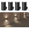 imageVOLISUN Night Lights Plug into Wall Dimmable LED Nightlight with Dusk to Dawn Light Sensor 0100LM Adjustable Brightness 3 Color Temperatures Compact Size Black 8 Pack for HallwayBedroomBathroomBlack3 Coloramber