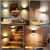 imageVOLISUN Night Lights Plug into Wall Dimmable LED Nightlight with Dusk to Dawn Light Sensor 0100LM Adjustable Brightness 3 Color Temperatures Compact Size Black 8 Pack for HallwayBedroomBathroomBlack